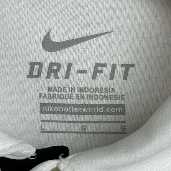 Nike Dri Fit Polo Men’s Size Large Shirt White Montana Griz Football MT - Picture 2 of 16